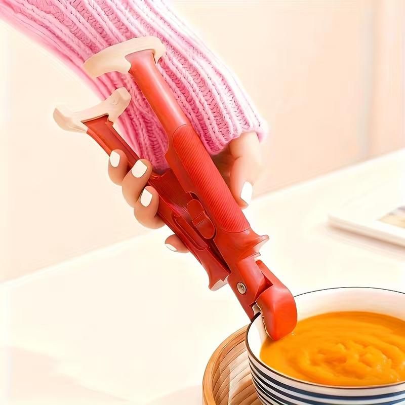 2 in 1 Silicone Gripper Clip – Non-Slip Anti-Scalding Kitchen Handle