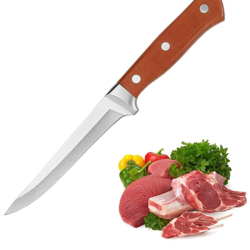 8-Inch Chef Knife – Rosewood Handle Stainless Steel Kitchen Knife