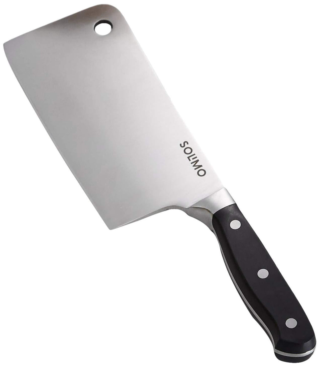 High-Carbon Stainless Steel Meat Cleaver – Sharp Butcher Knife with Ergonomic Handle