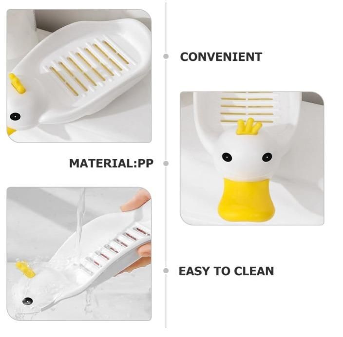 Self-Draining Soap Dish – Plastic Bathroom Soap Holder