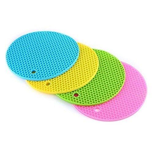 Heat Resistant Silicone Placemat & Pot Holder – Multipurpose Table Mat (Pack of 2)