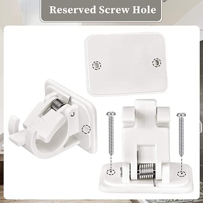 Self-Adhesive Instant Wall Mount Clip Hooks – Pack of 2