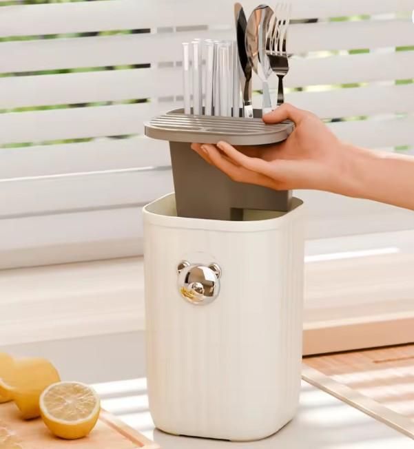 Multifunctional Kitchen Knife Holder & Cutlery Storage Organizer (Pack of 1)