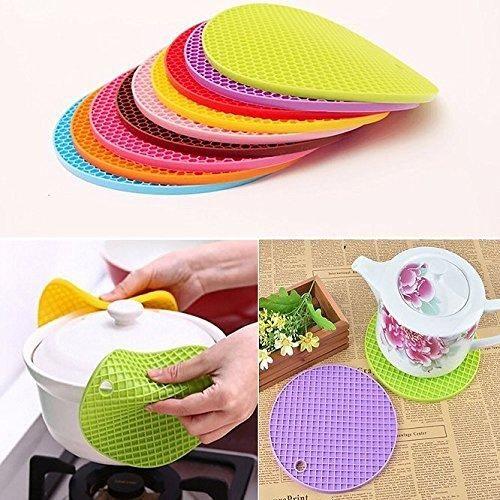Heat Resistant Silicone Placemat & Pot Holder – Multipurpose Table Mat (Pack of 2)