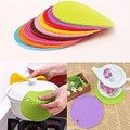Heat Resistant Silicone Placemat & Pot Holder – Multipurpose Table Mat (Pack of 2)