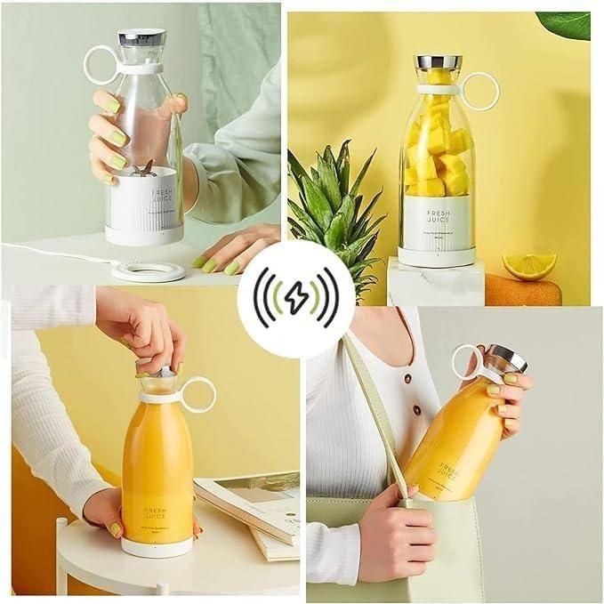 Portable Mini USB Rechargeable Juice Blender – Travel Mixer & Juicer (380 ml)