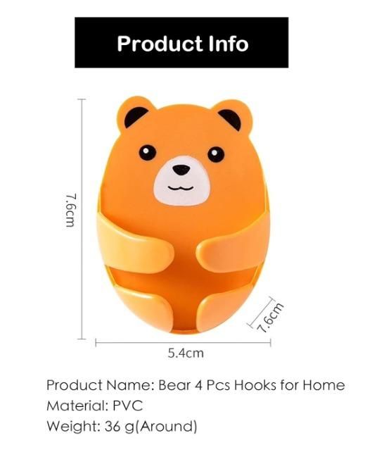 Hanging Adhesive Kitchen Hooks – Pack of 8 Stainless Steel Wall-Mount Hooks