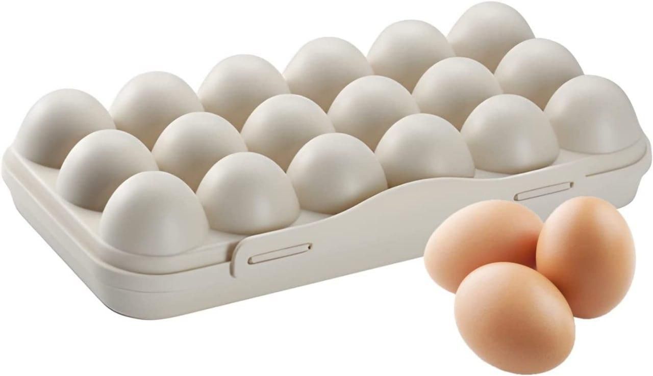 Stackable BPA-Free Egg Holder Tray – Kitchen Storage Organizer