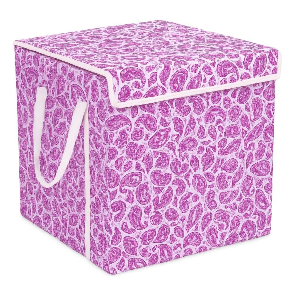 Foldable Plastic Laundry Basket with Lid – Space Saving Storage Box for Clothes & Toys