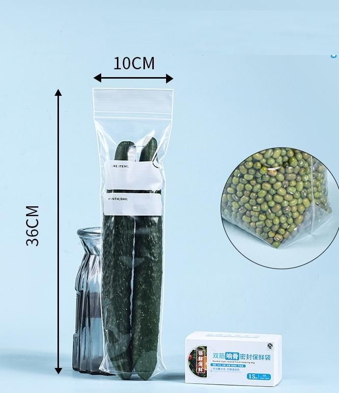 Multipurpose Zip Lock Storage Bags for Kitchen & Travel (Pack of 15)