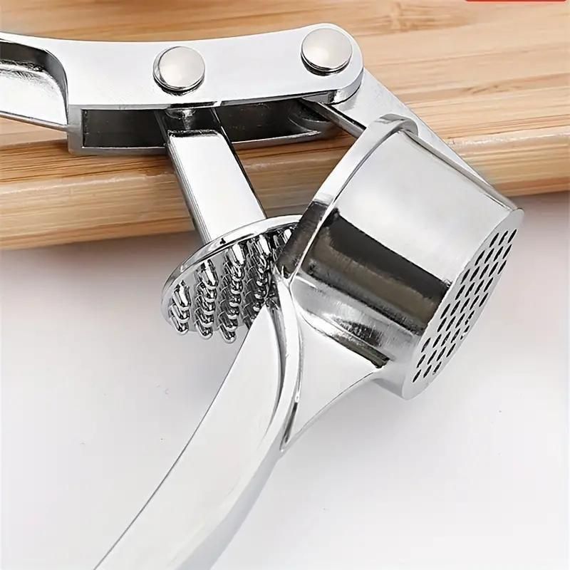 Manual Aluminum Garlic Crusher & Ginger Mincer – Easy Handheld Kitchen Tool
