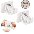 Self-Adhesive Instant Wall Mount Clip Hooks – Pack of 2