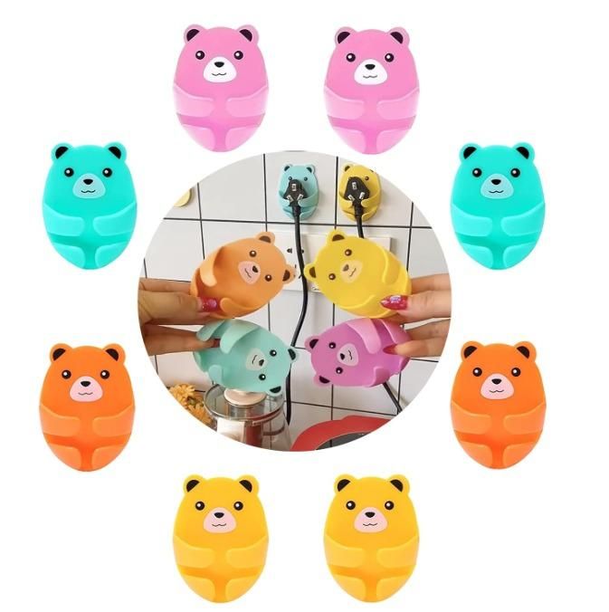 Hanging Adhesive Kitchen Hooks – Pack of 8 Stainless Steel Wall-Mount Hooks