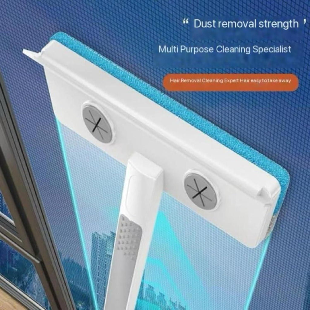 Multi-Function Window Cleaner with Telescopic Handle – Glass, Curtains & Surface Dust Cleaner