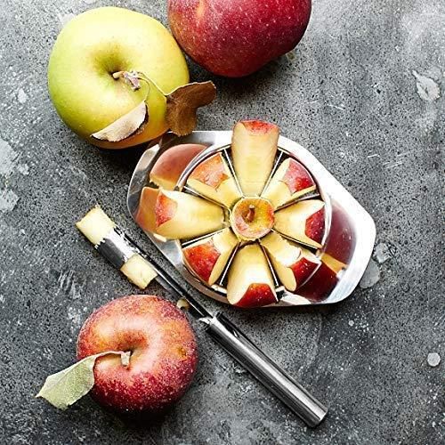 Stainless Steel Apple Fruit Cutter – 8-Blade Fruit Slicer for Quick & Easy Cutting