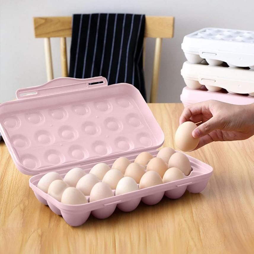Stackable BPA-Free Egg Holder Tray – Kitchen Storage Organizer