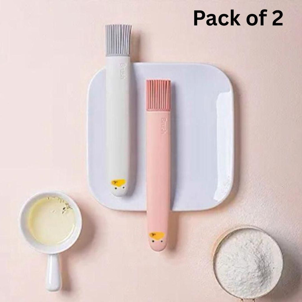 Silicone Pastry & Basting Brush – Kitchen Coating Brush (Pack of 2)