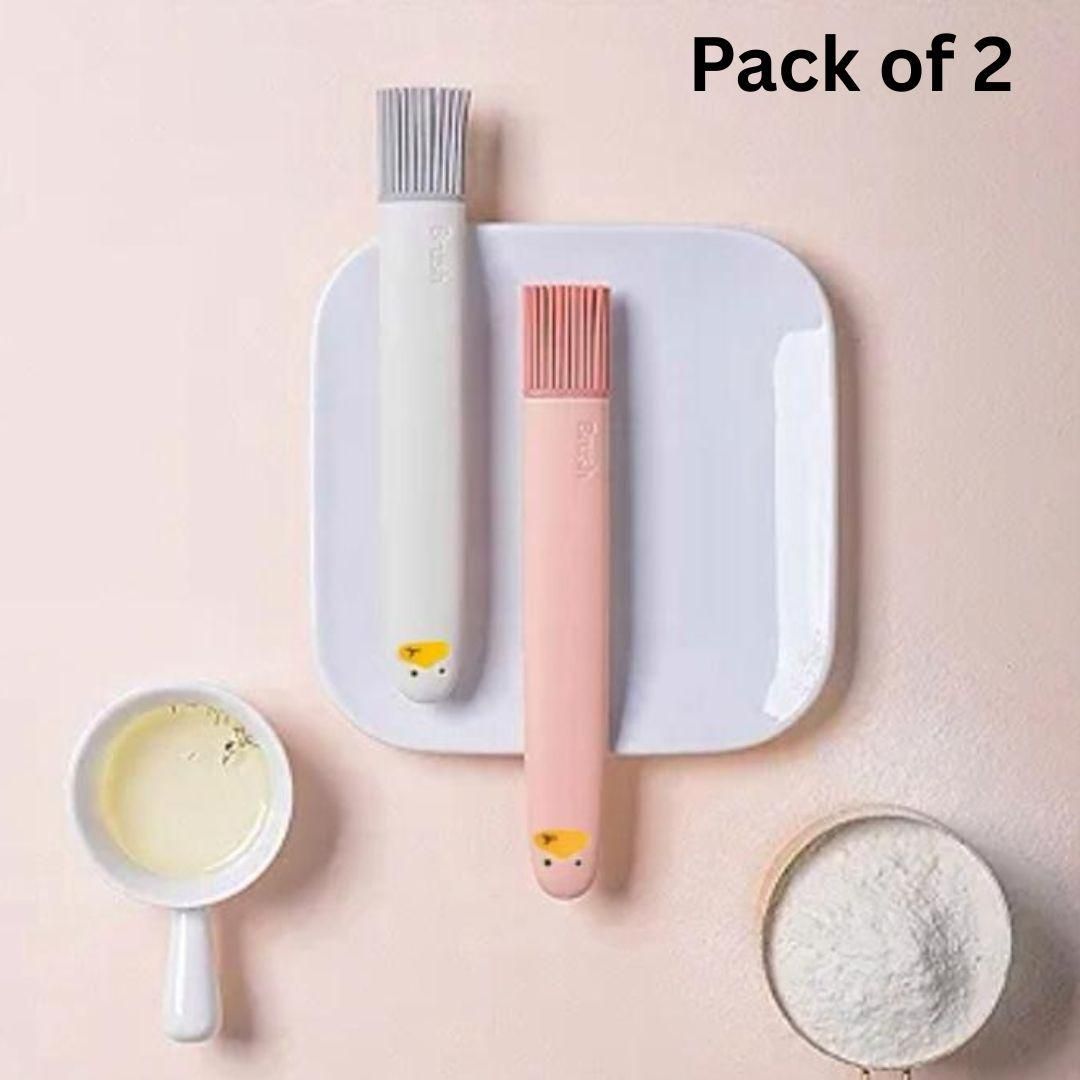 Silicone Pastry & Basting Brush – Kitchen Coating Brush (Pack of 2)
