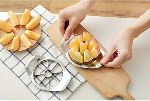 Stainless Steel Apple Fruit Cutter – 8-Blade Fruit Slicer for Quick & Easy Cutting