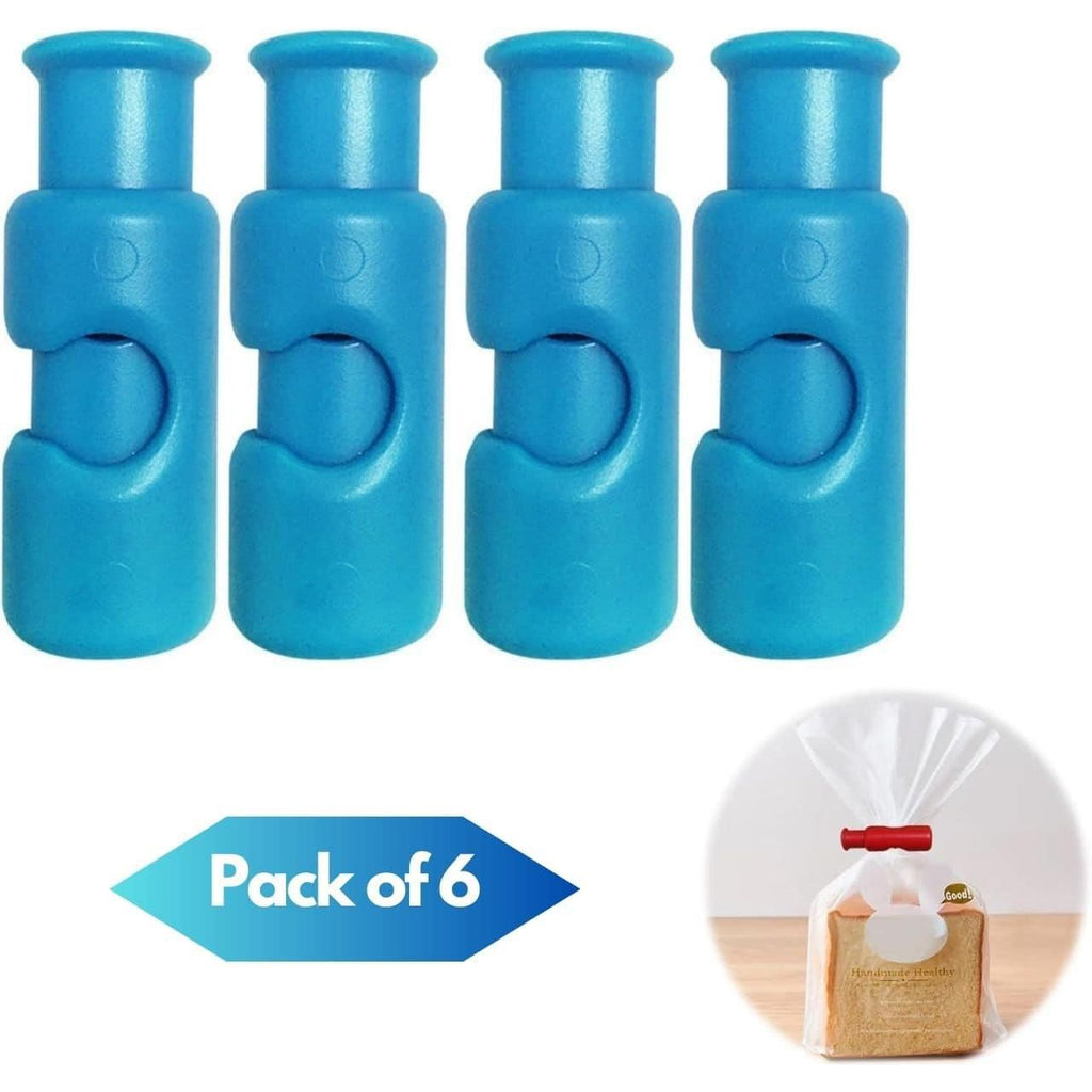 Plastic Food Sealing Clips – Airtight Bag Clips (Pack of 6)