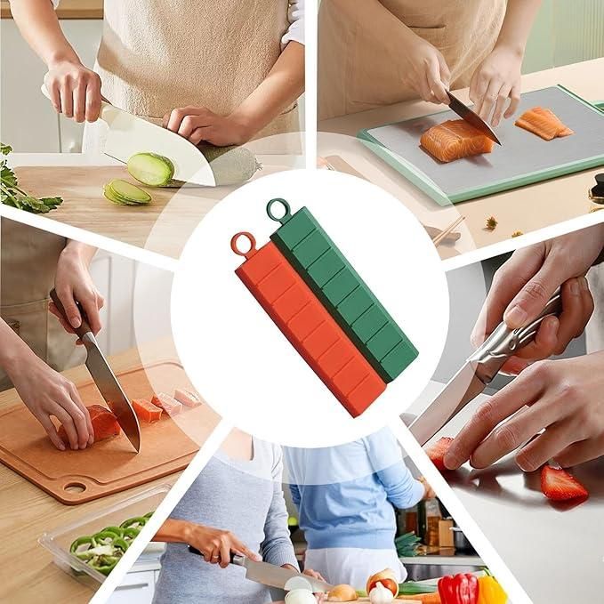 Silicone Magnetic Vegetable Cutter – Easy Slice Kitchen Tool (Pack of 2)