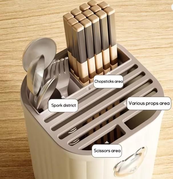 Multifunctional Kitchen Knife Holder & Cutlery Storage Organizer (Pack of 1)