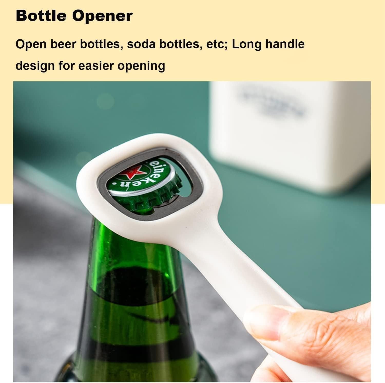 Premium 5-in-1 Stainless Steel Kitchen Gadget Set | Includes Peeler, Mixer Spatula, Bottle Opener, Knife & Scissors | Rust-Proof & Multi-Utility