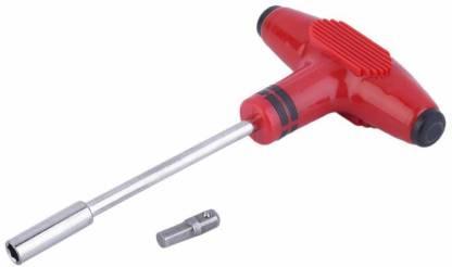 T-Shape Screwdriver Set with Ratchet & Socket Spanner – 24-Piece Home & Car Repair Tool Kit