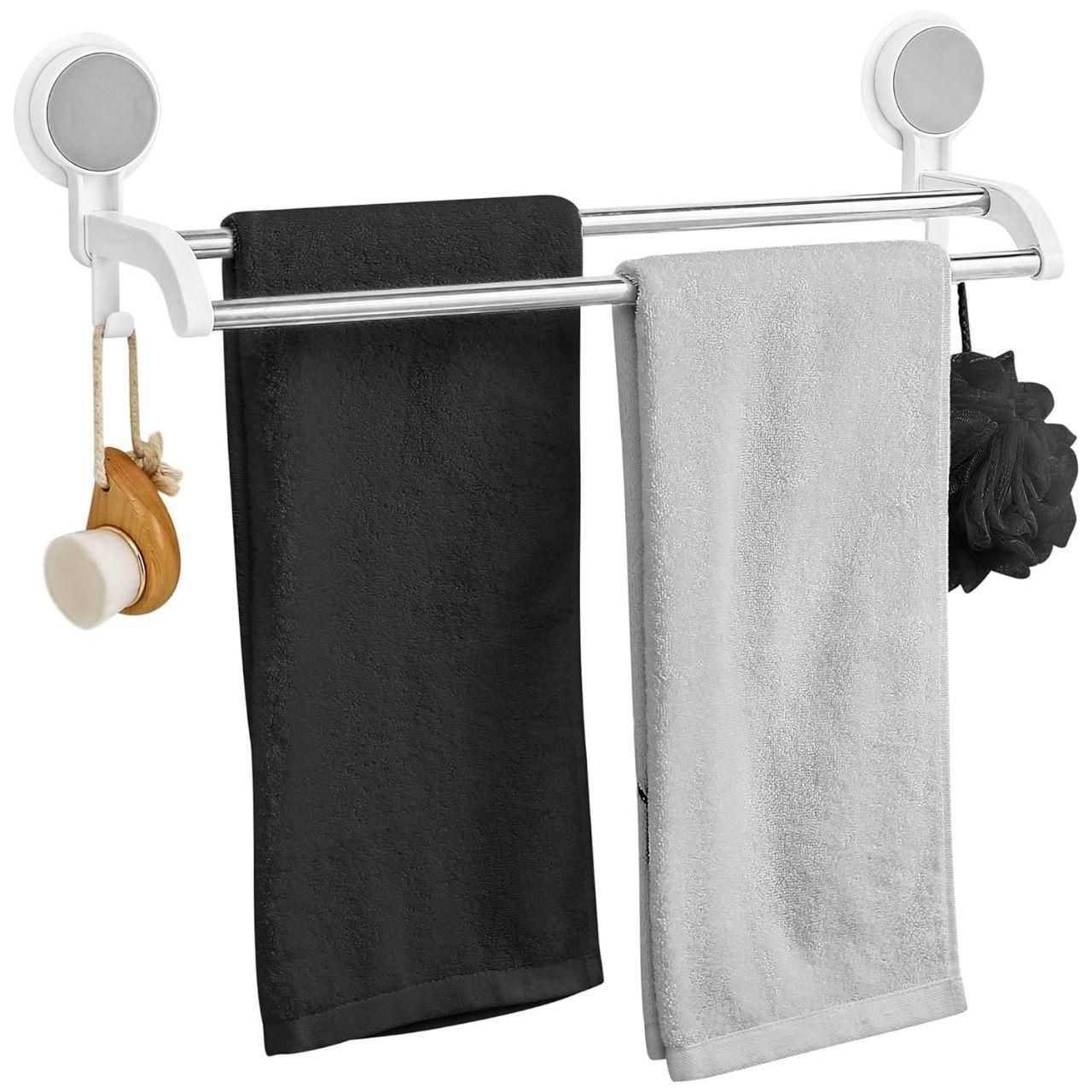 Stainless Steel Wall-Mount Bathroom Towel Holder