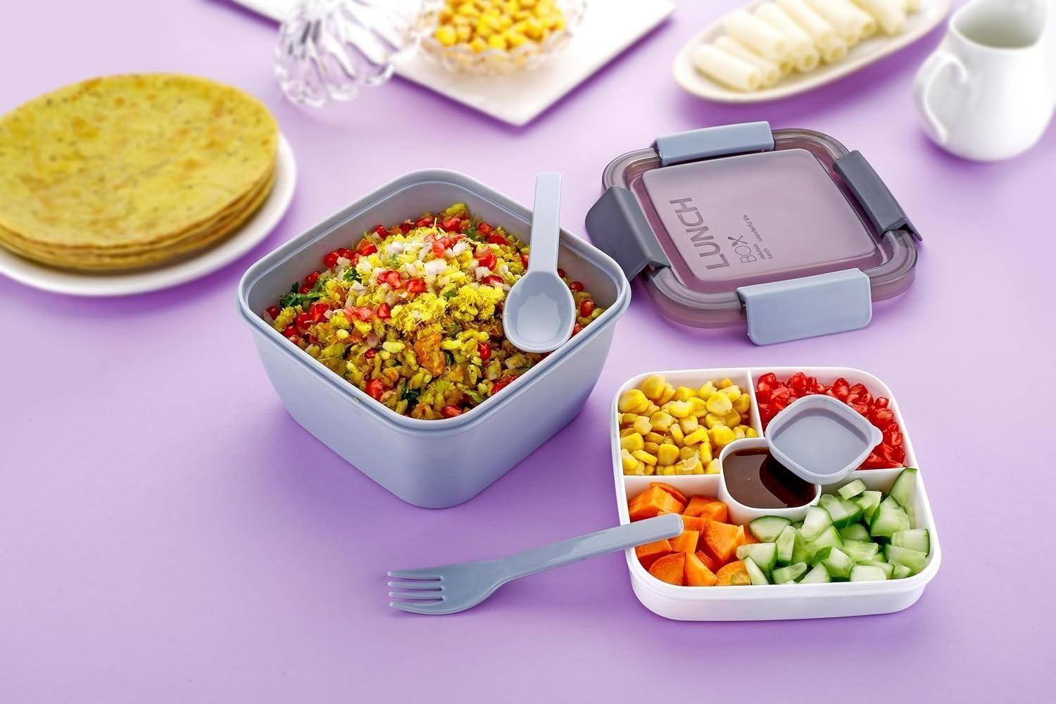 Tight Modular Plastic Storage Container Lunch Box – 750ml (1 Piece)