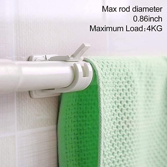 Self-Adhesive Instant Wall Mount Clip Hooks – Pack of 2