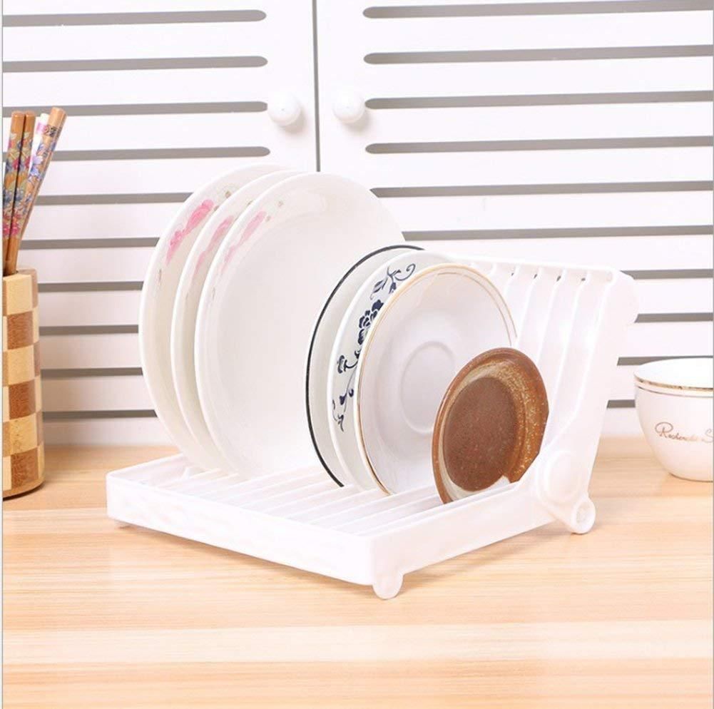 Folding Plastic Kitchen Dish Rack Stand